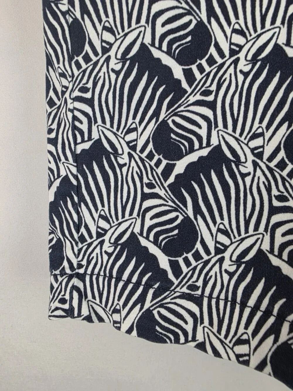 Crown & Ivy Shorts Womens Plus Size 16W Black & White Zebra Zoo Shorts